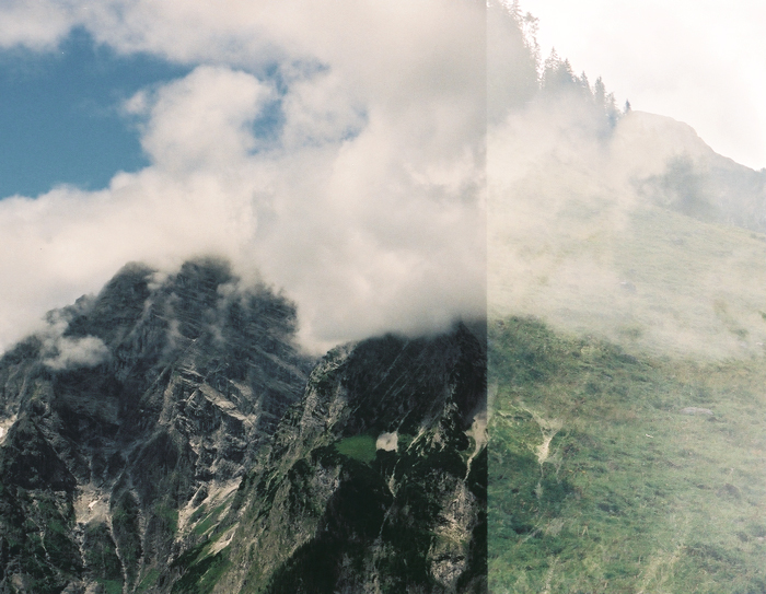 Aufnahmen der Alpen