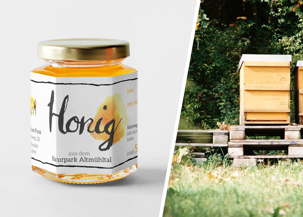 Honig und Marmelade