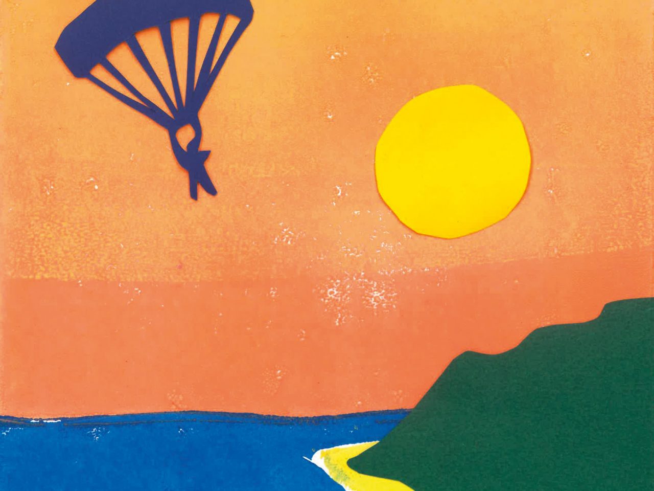 Linoldruck Illustrationen